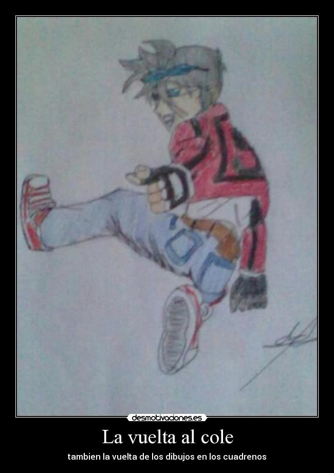 La vuelta al cole - tambien la vuelta de los dibujos en los cuadrenos