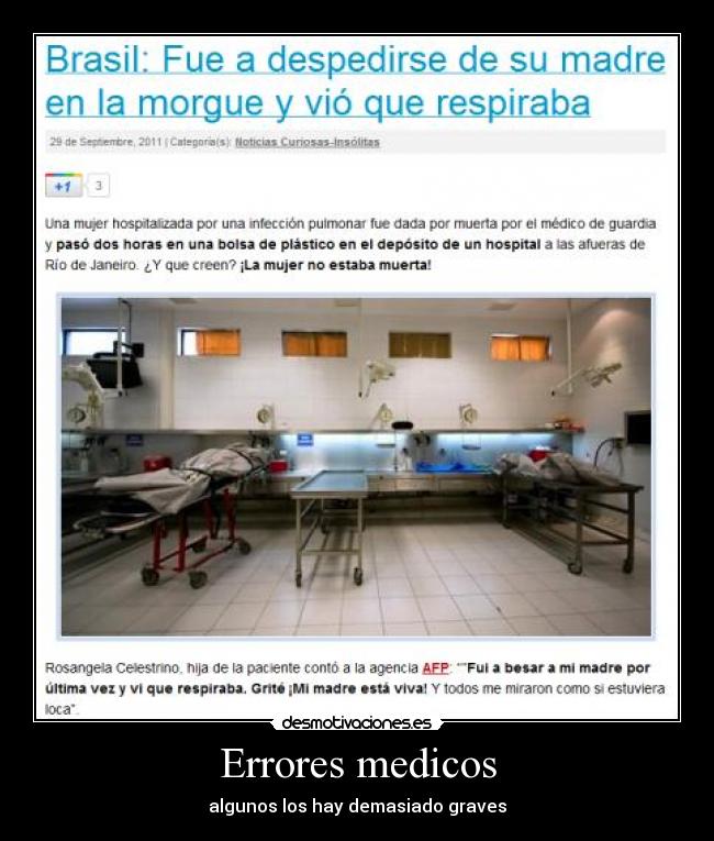 Errores medicos -