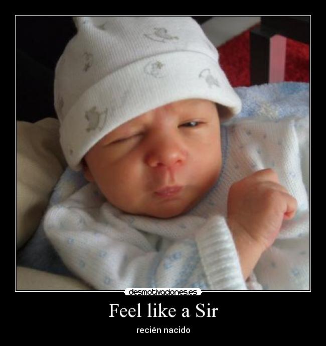Feel like a Sir -