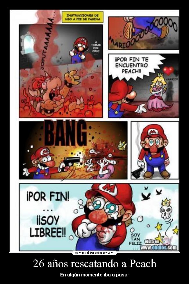 carteles final absoluto super mario bros desmotivaciones