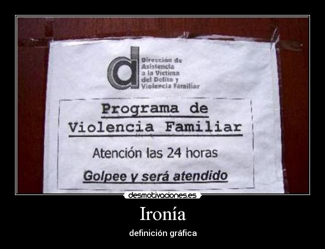 Ironía -