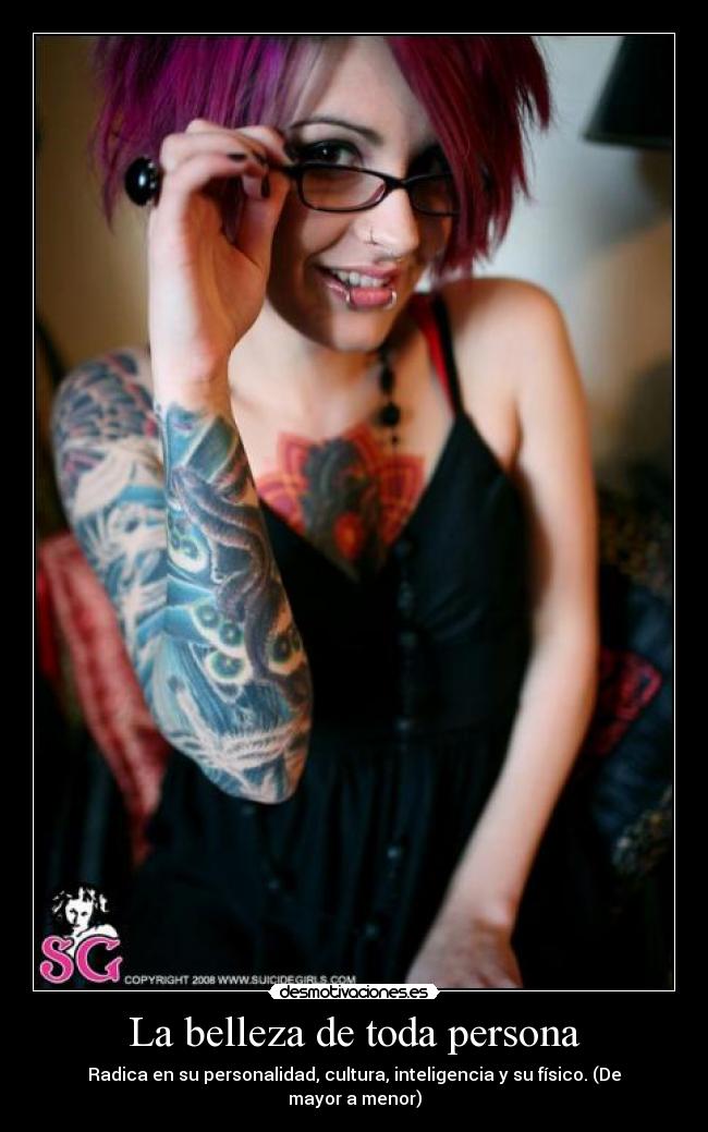 La belleza de toda persona -