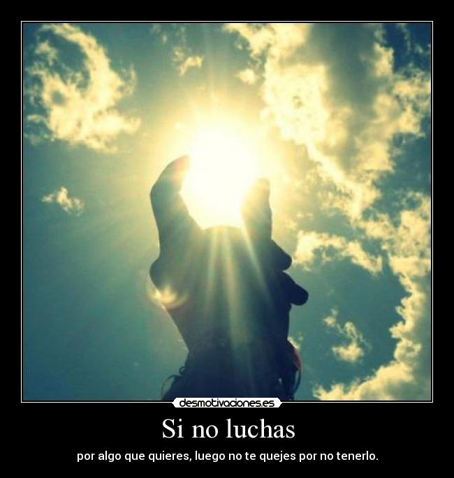 Si no luchas - 