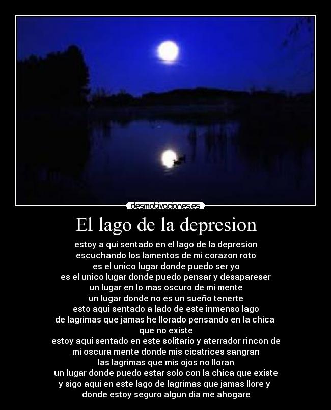 El lago de la depresion - 