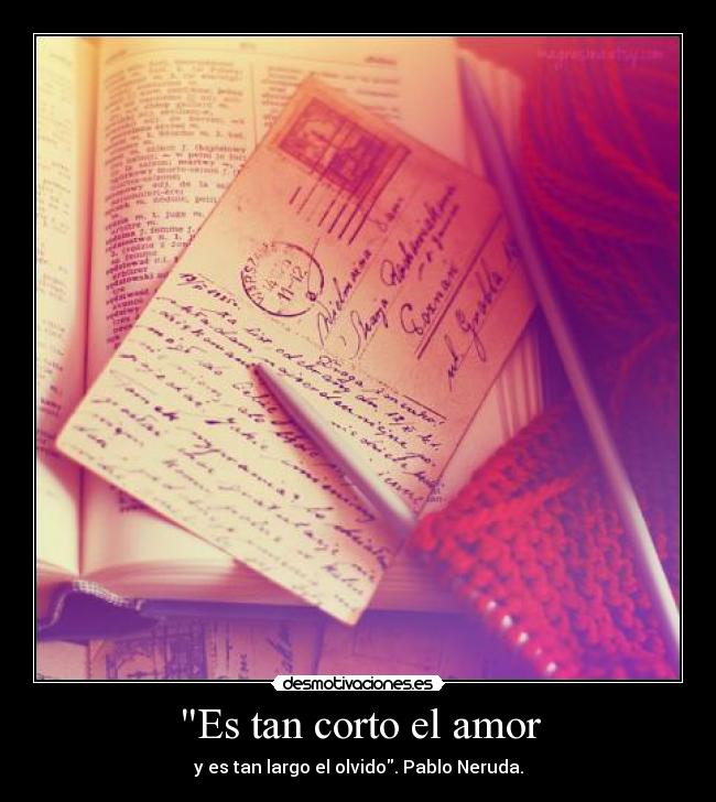 Es tan corto el amor -