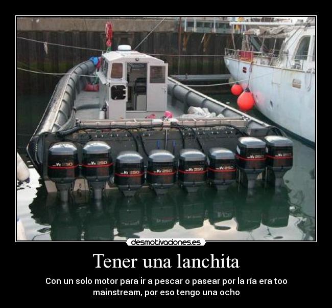 Tener una lanchita -