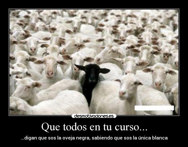 Que todos en tu curso... -