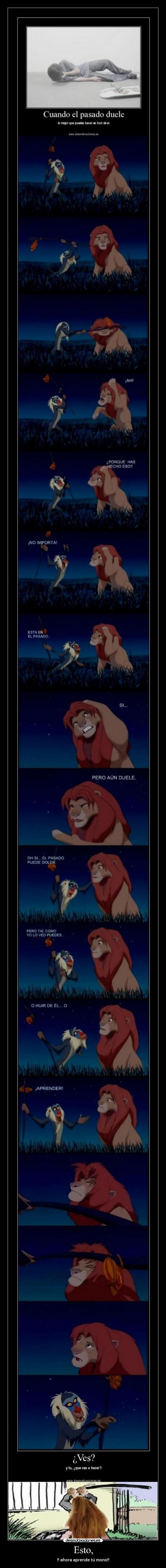 Esto, - !! ahora aprende tú mono!!