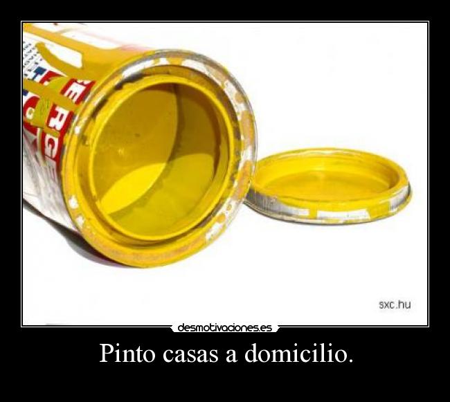 Pinto casas a domicilio. -