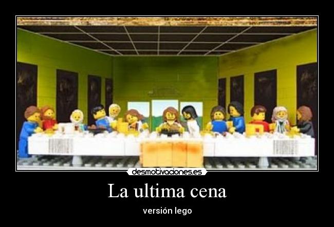 La ultima cena - versión lego