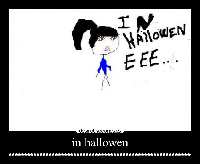 in hallowen -
