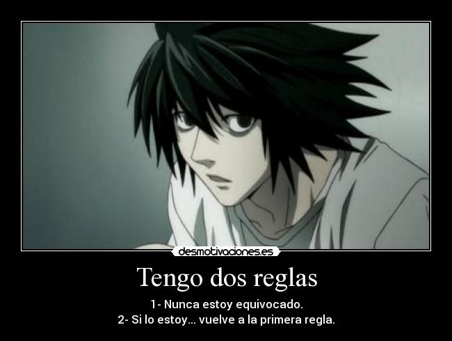 carteles elle lawliet desmotivaciones
