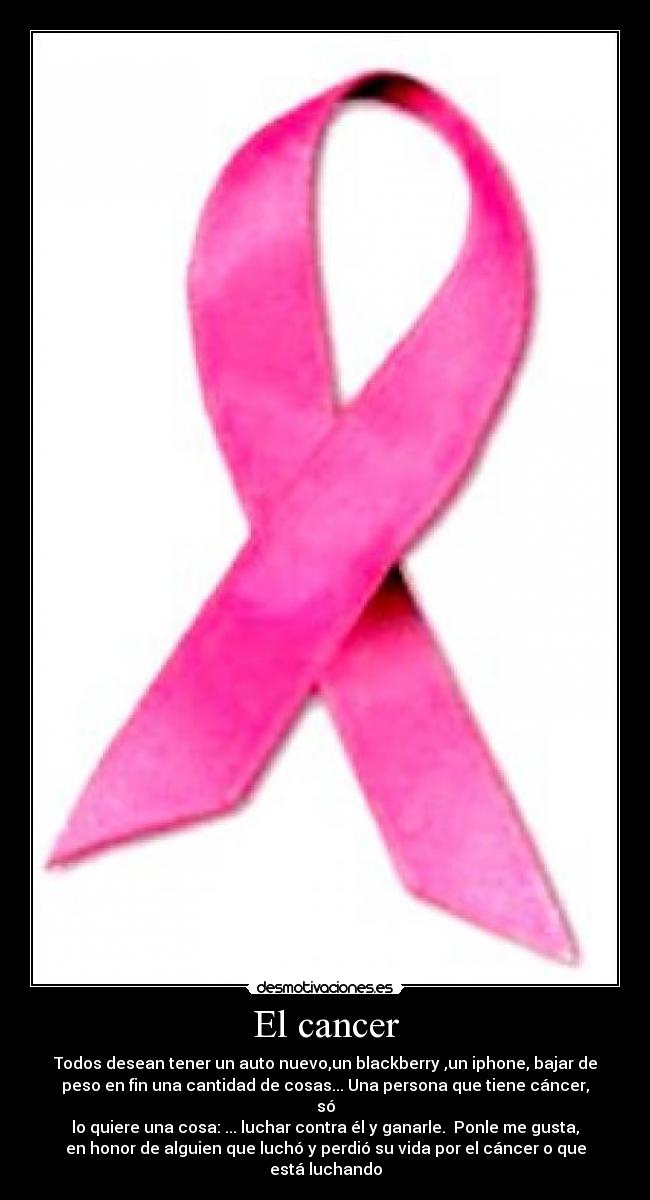 El cancer -