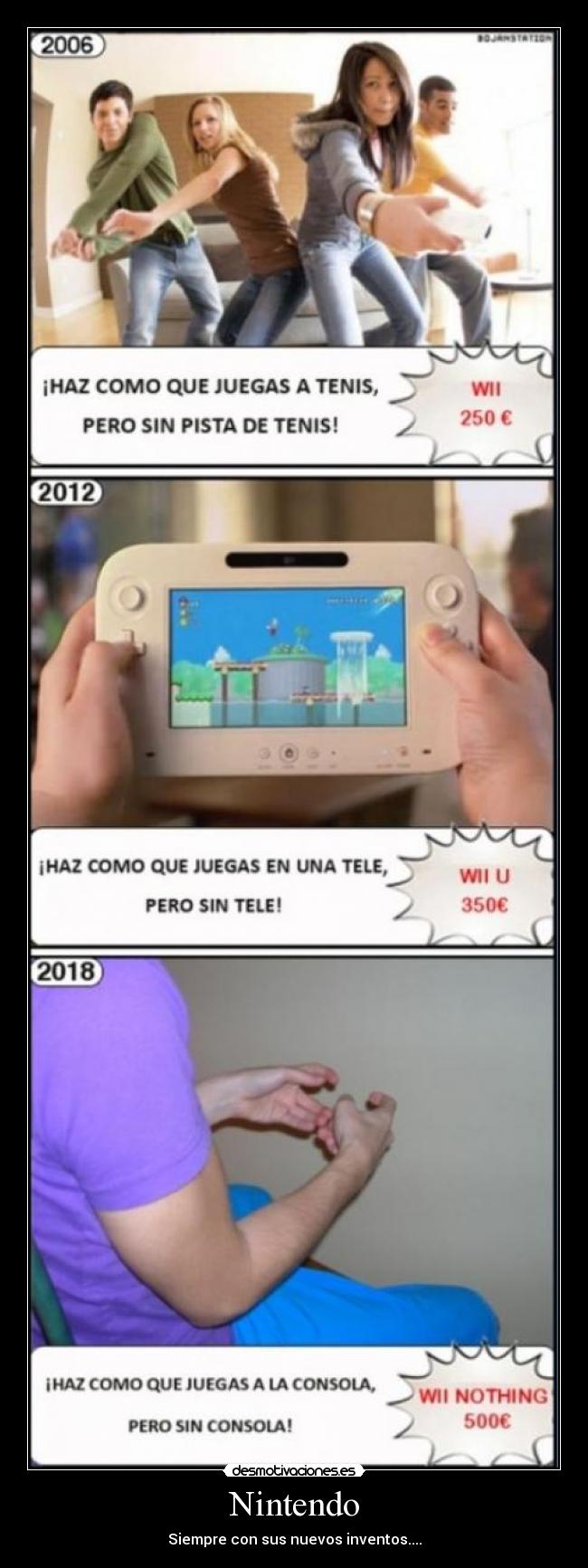 Nintendo - Siempre con sus nuevos inventos....