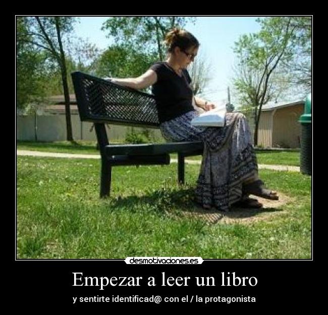 carteles empezar leer libro desmotivaciones