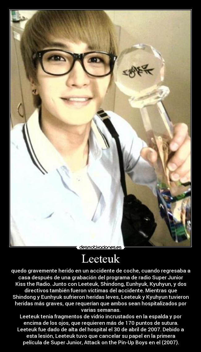 carteles leeteuk desmotivaciones