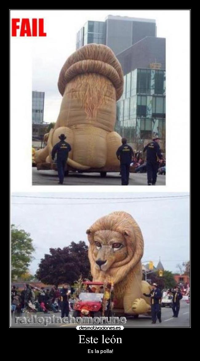 Este león -