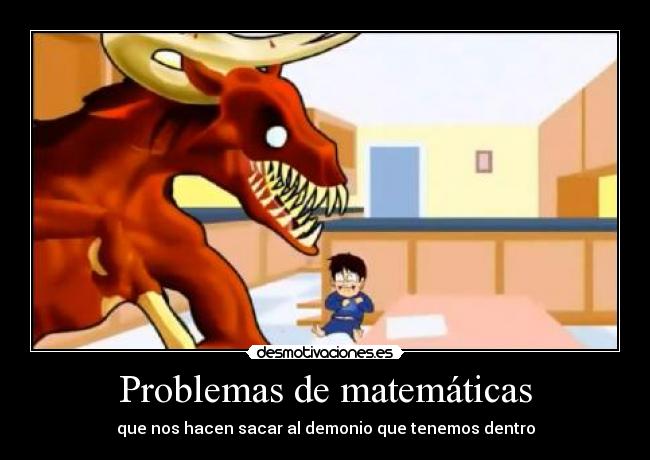 Problemas de matemáticas -