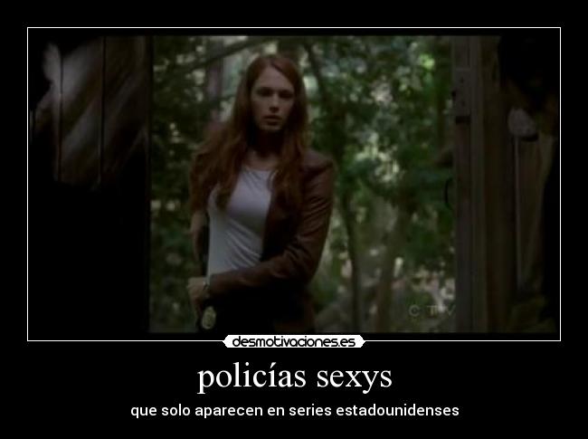 policías sexys - que solo aparecen en series estadounidenses