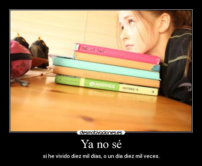 Ya no sé - 