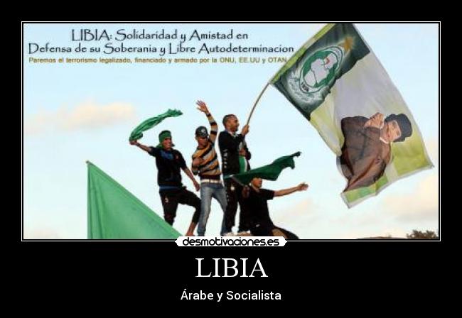 LIBIA - Árabe y Socialista