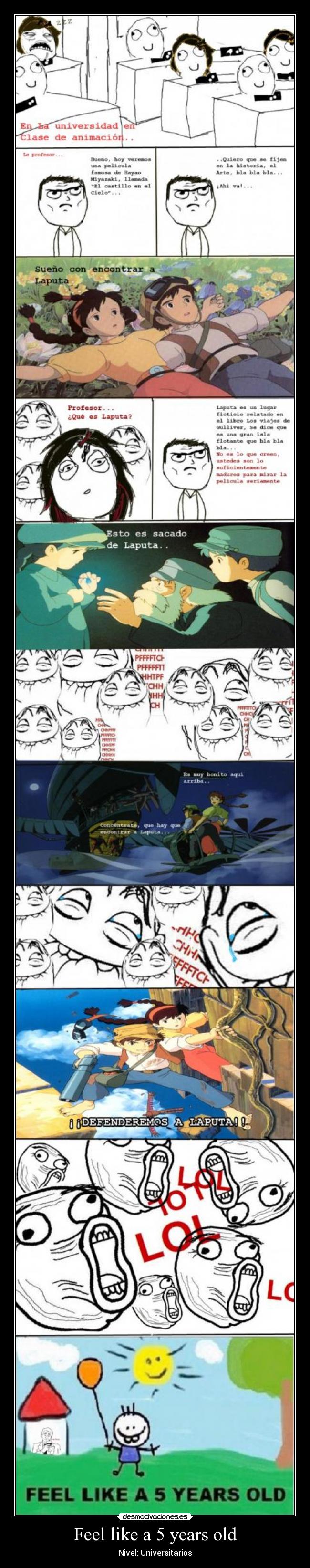 Feel like a 5 years old -