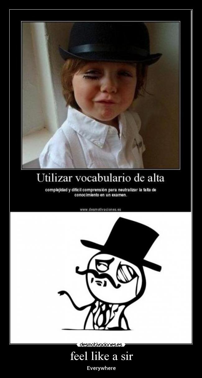 feel like a sir - Everywhere