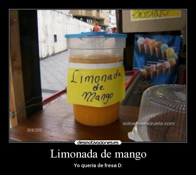 Limonada de mango - 