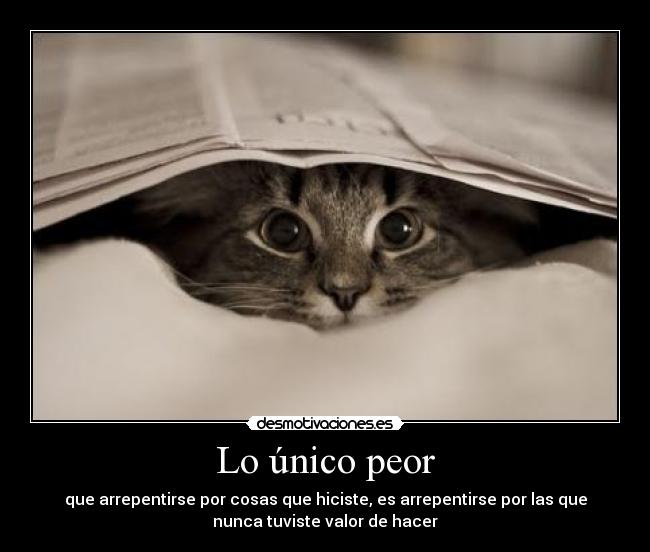 carteles peor arrepentirse cosas desmotivaciones