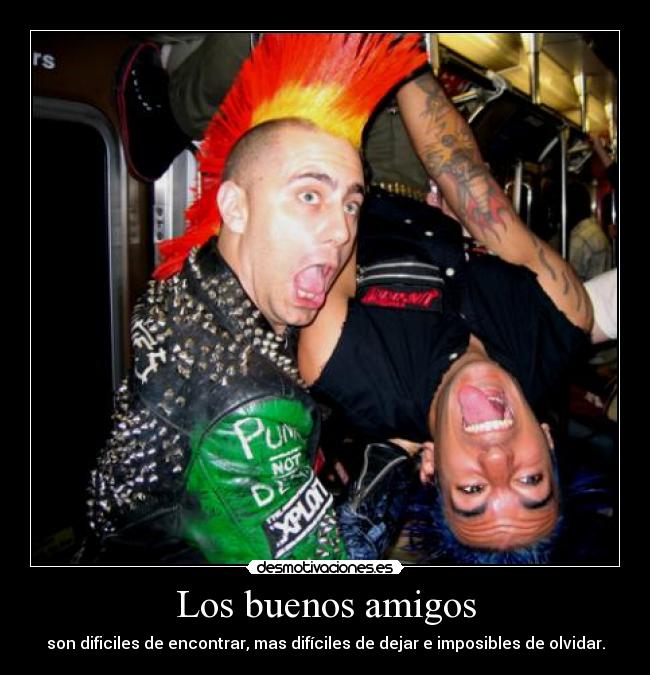 Los buenos amigos -