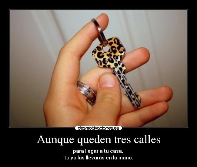 Aunque queden tres calles - 