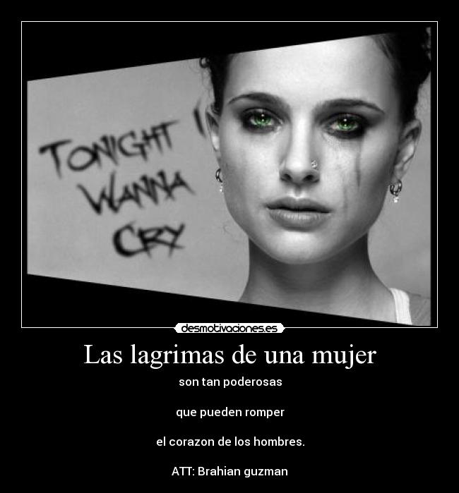 Las lagrimas de una mujer -