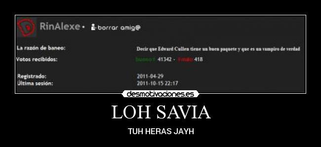 LOH SAVIA - TUH HERAS JAYH