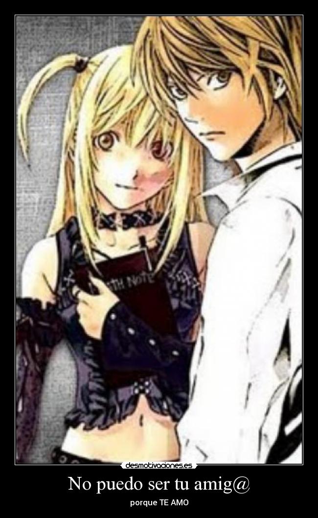 No puedo ser tu amig@ -