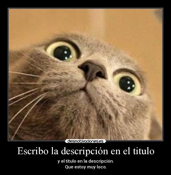 carteles que estoy muy loco desmotivaciones