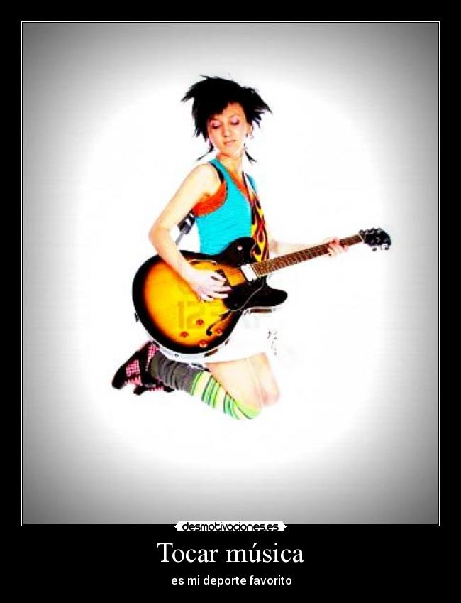 Tocar música - es mi deporte favorito
