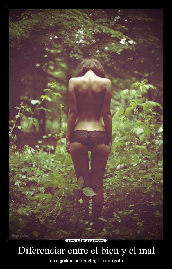 Diferenciar entre el bien y el mal - 