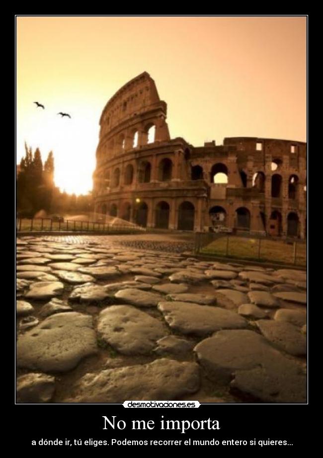 No me importa -