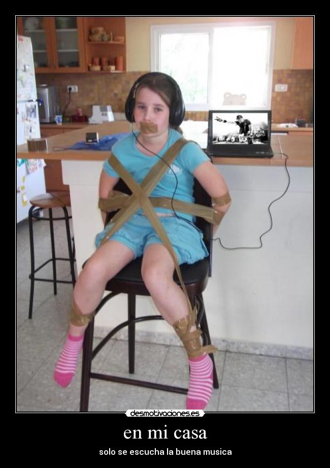 en mi casa -