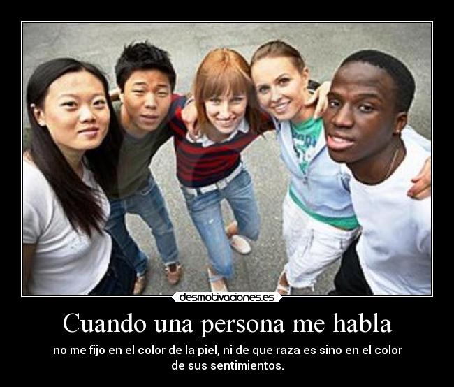 Cuando una persona me habla - 