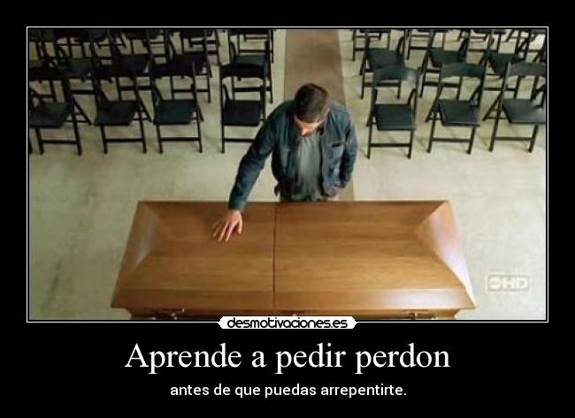Aprende a pedir perdon - 