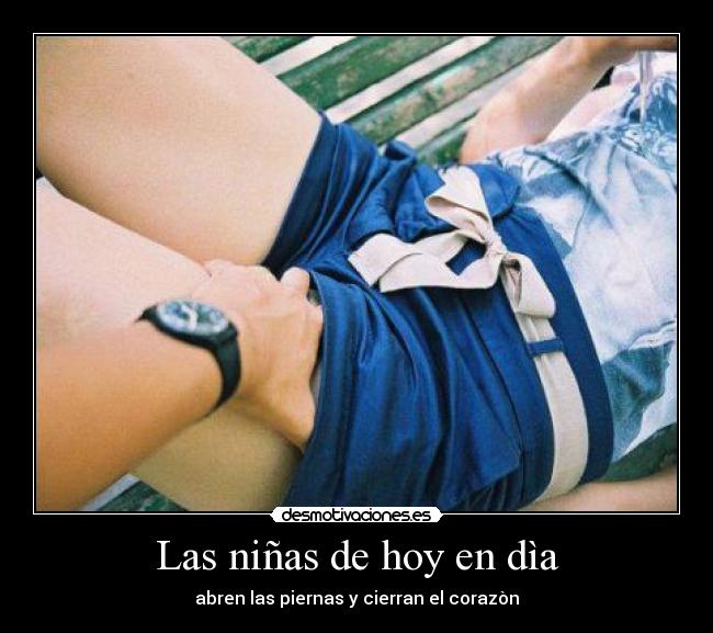 Las niñas de hoy en dìa -