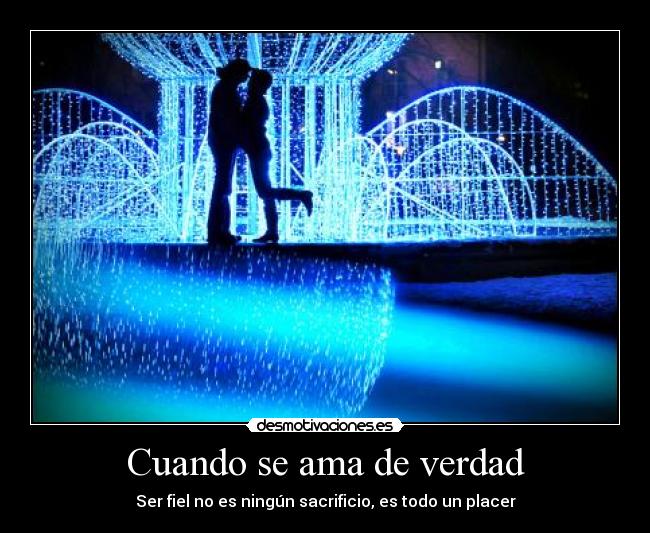 Cuando se ama de verdad - 