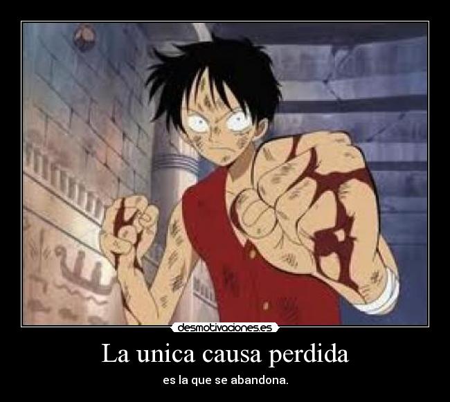 La unica causa perdida -