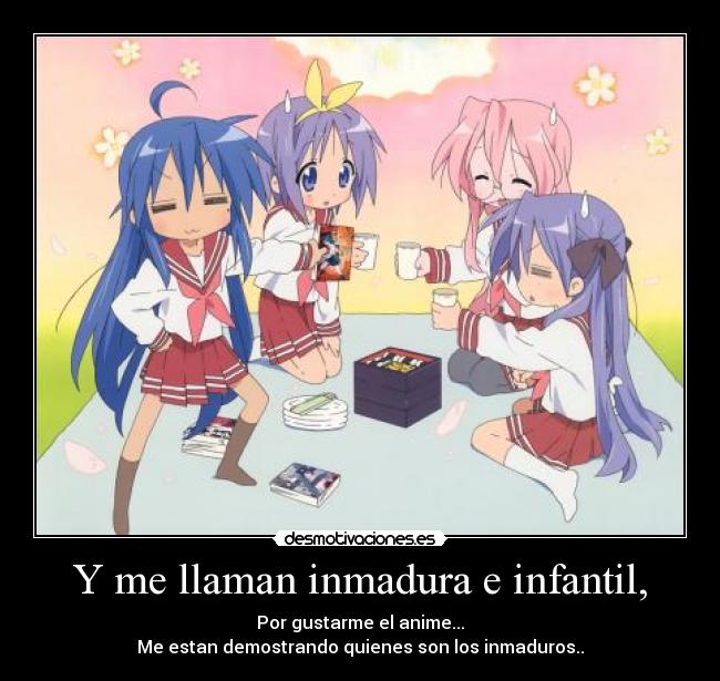 carteles inmadura infantil anime lucky star konata izumi manga desmotivaciones