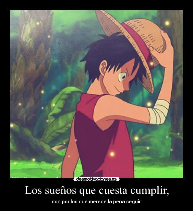 carteles one piece luffy desmotivaciones