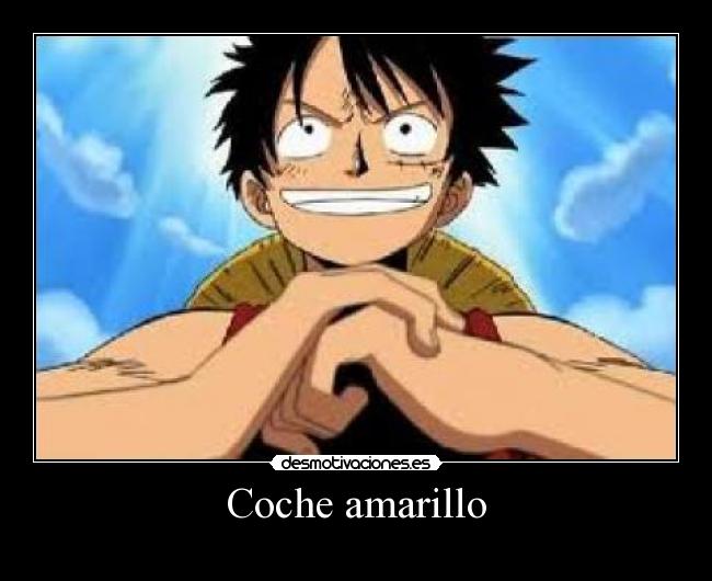 Coche amarillo -
