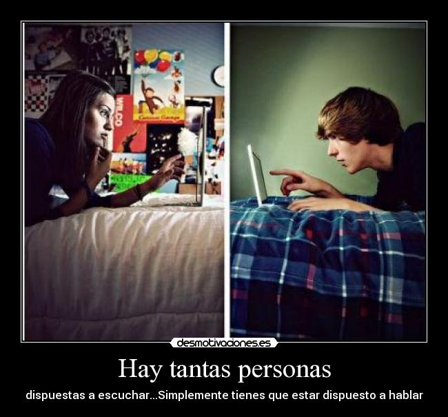 Hay tantas personas -