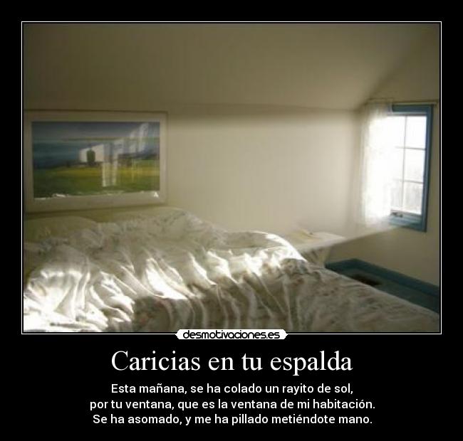 Caricias en tu espalda - 