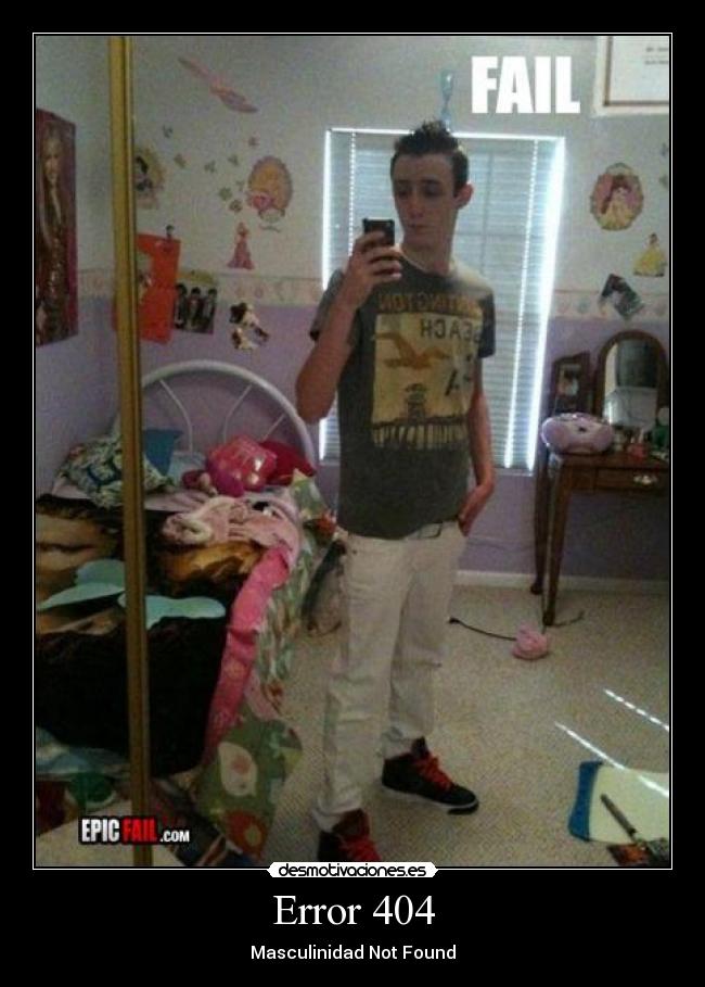 Error 404 - Masculinidad Not Found